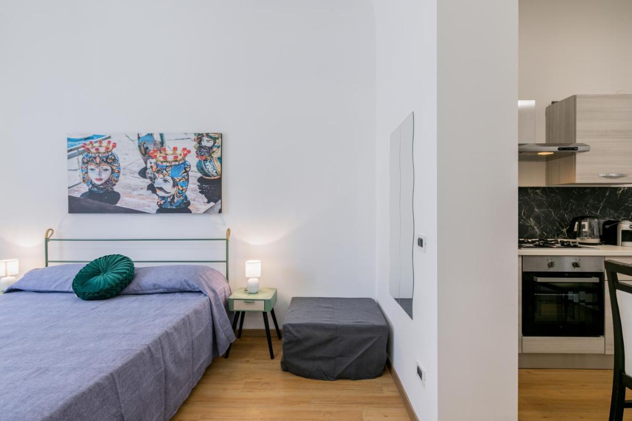 팔레르모 Corso Dei Mille Station Flat With Balcony 아파트 외부 사진